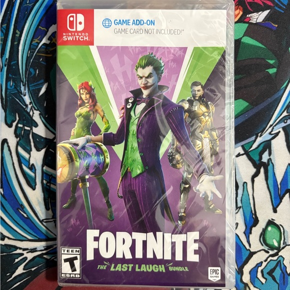 RARE FACTORY SEALED) Nintendo Switch Fortnite: The Last Laugh Bundle